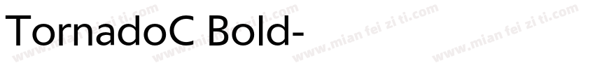 TornadoC Bold字体转换